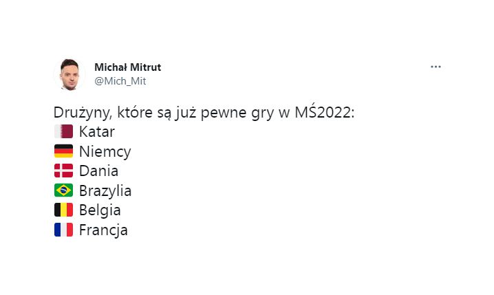 DRUŻYNY, KTÓRE SĄ PEWNE GRY NA MUNDIALU 2022!